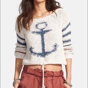 FREE PEOPLE knitted Anchor Sweater